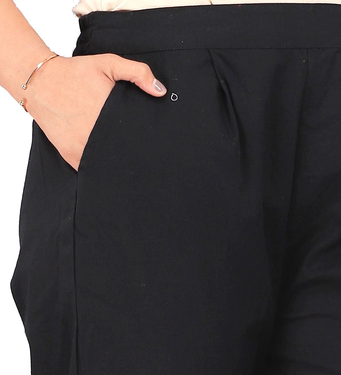 Black Everyday Cotton Pant