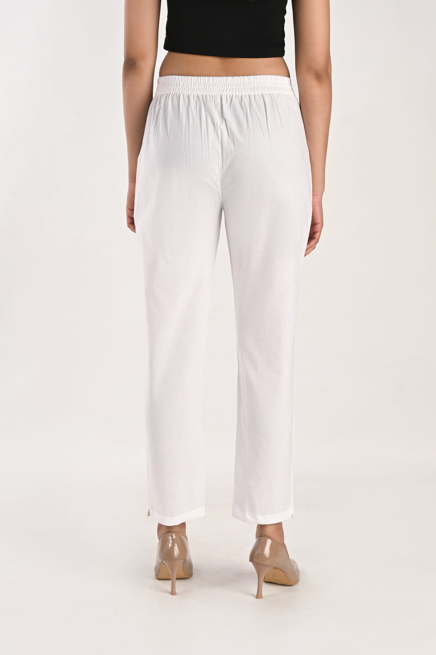 White Everyday Cotton Pant