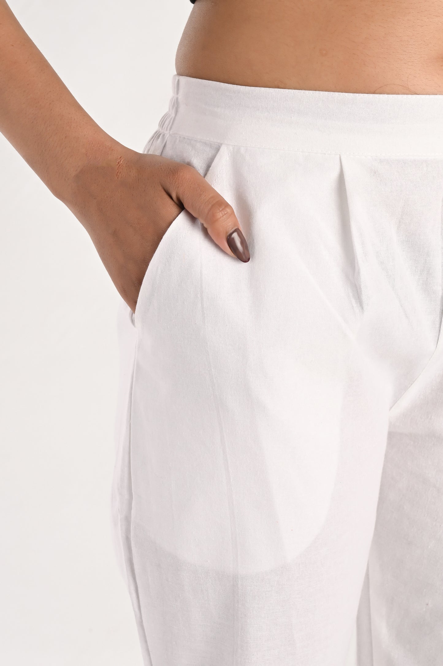 White Everyday Cotton Pant
