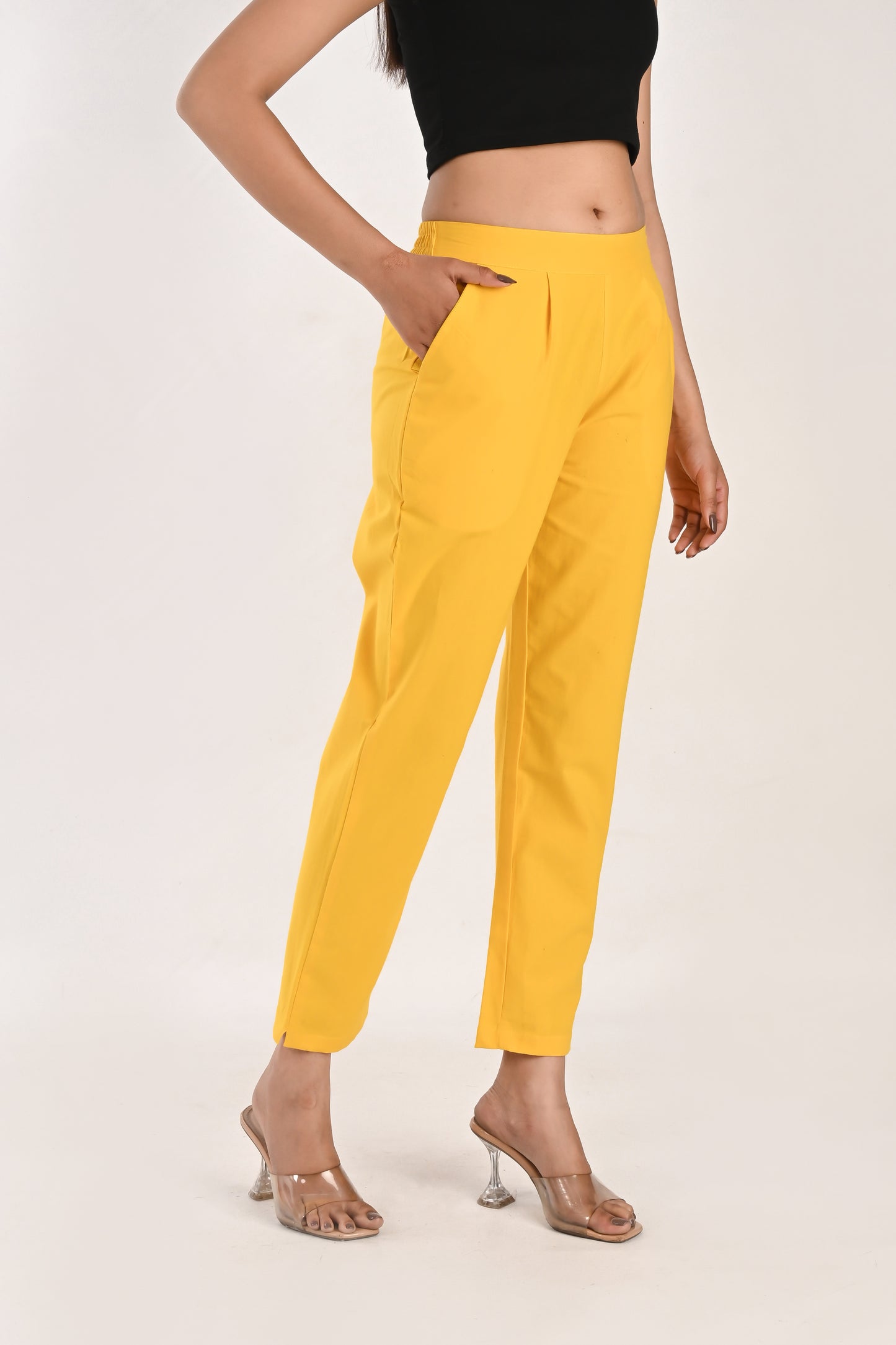 Butter Yellow  Everyday Cotton Pant