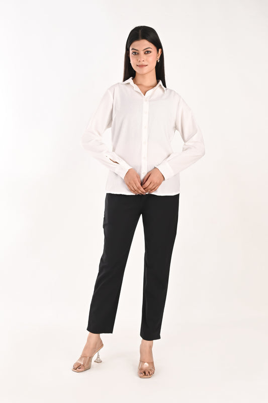 Black Everyday Cotton Pant