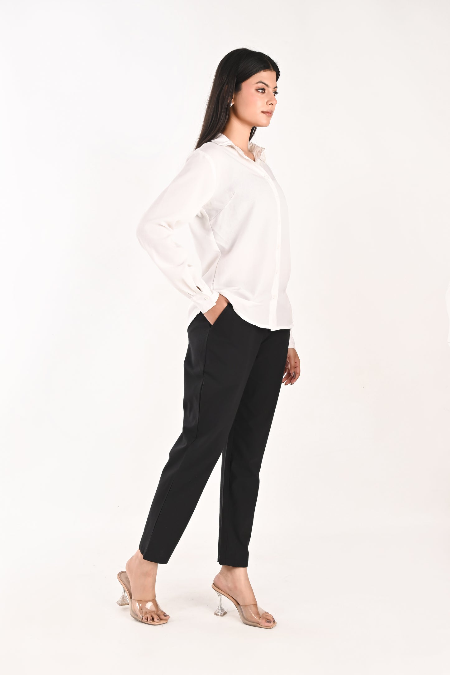Black Everyday Cotton Pant