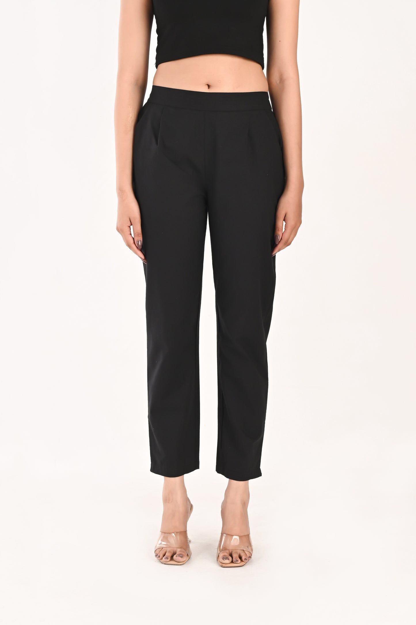 Black Everyday Cotton Pant