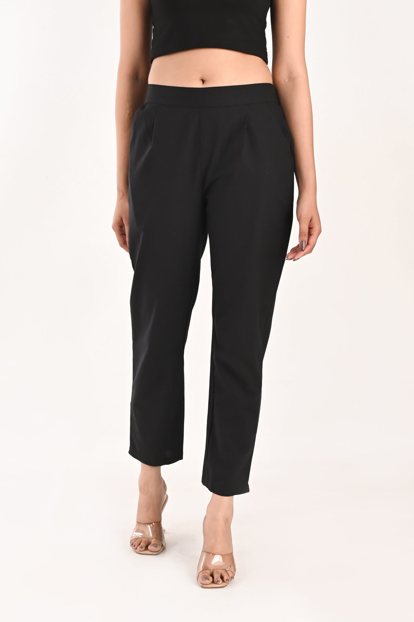 Black Everyday Cotton Pant
