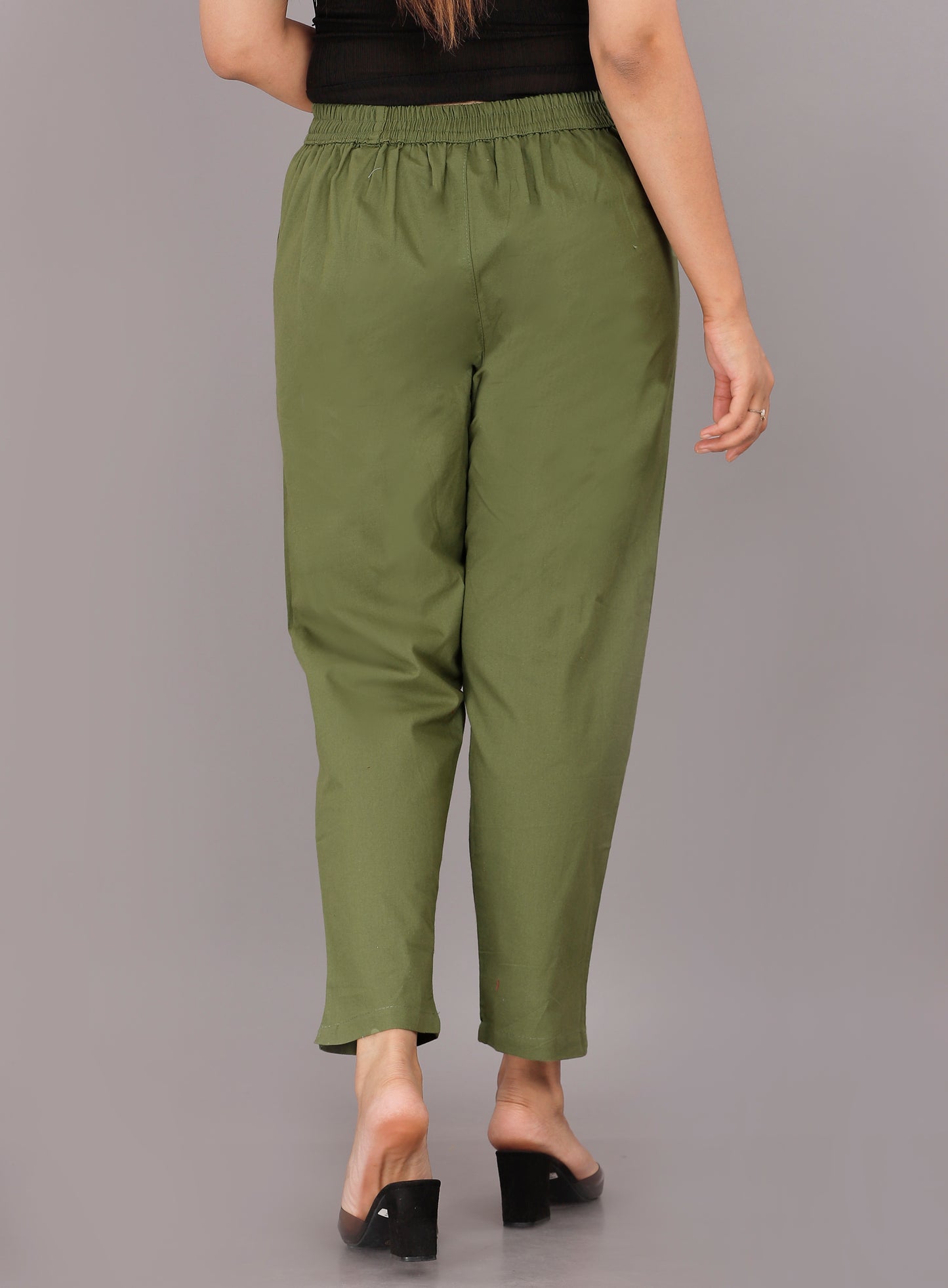 Green Everyday Cotton Pant