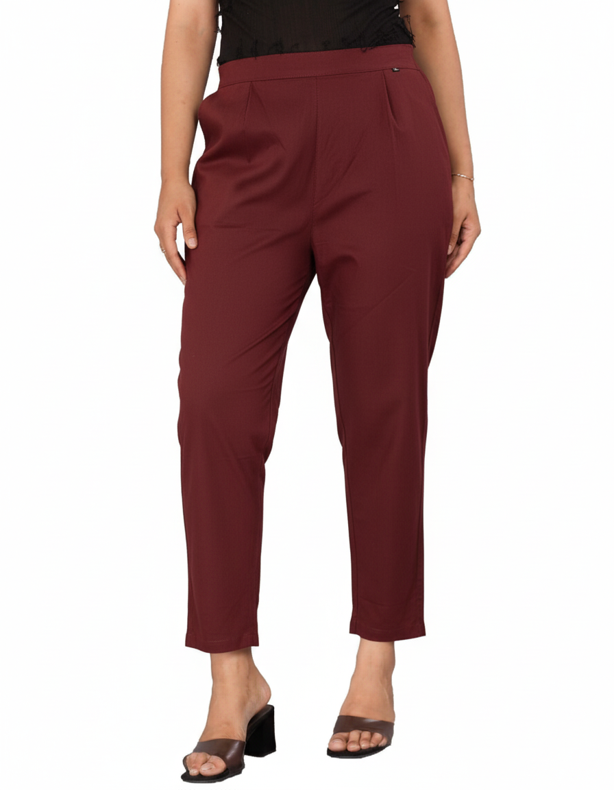 Maron Everyday Cotton Pant