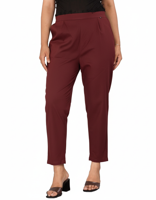 Maron Everyday Cotton Pant