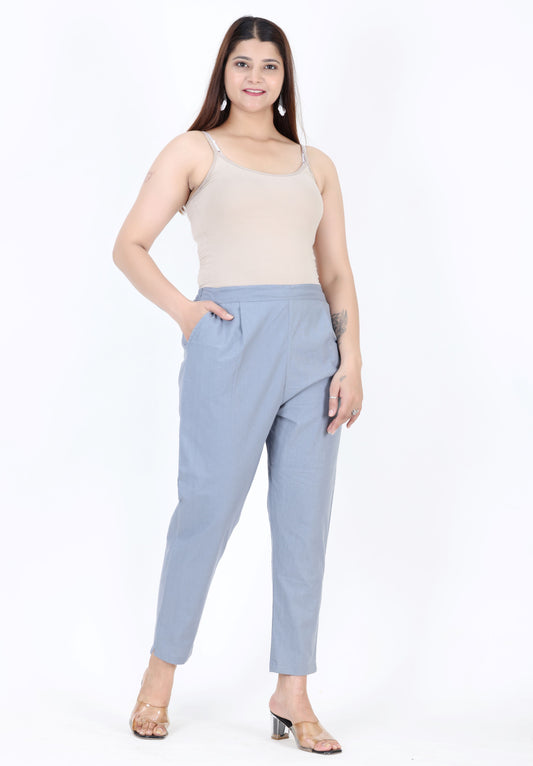 Skyblue Everyday Cotton Pant